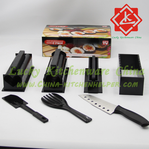 Sushi Maker Sushezi rice mold making sit with knife