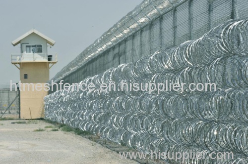 High Security Razor Blade Wire Coil Concertina Razor Fence Wire