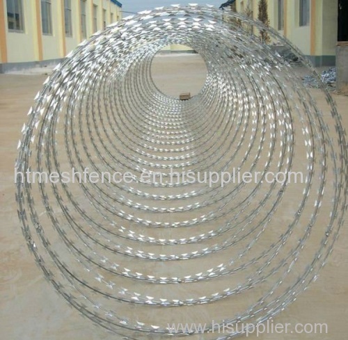 Low price sharp concertina razor wire