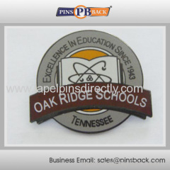 zinc alloy imitation hard enamel novelty lapel pin badge