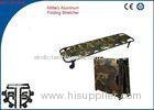 Portable Aluminum Folding Stretcher , Military Stretcher For Battlefield Rescue