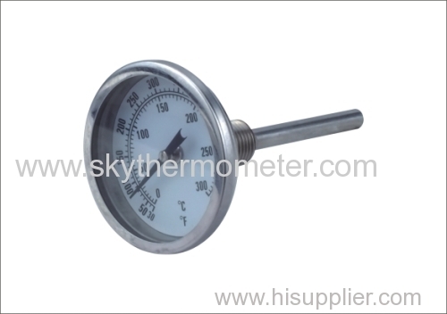 SS bimetal thermometer