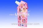 16oz Colored Stand up spout pouch with Carabiner , plastic Vivid bags