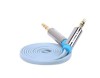 Gold Plated 3.5mm Audio Aux Flat Cable