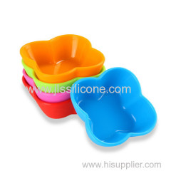 Silicone baking saucers small bowl