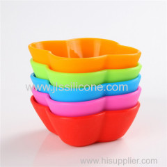 Silicone baking saucers small bowl