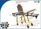 Folding Patient Transport Rescue Stretcher Trolley For First Aid