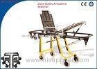 Folding Patient Transport Rescue Stretcher Trolley For First Aid