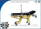 Ambulance Stretcher Foldable Automatic Loading Stainless Steel for Outdoor Rescue