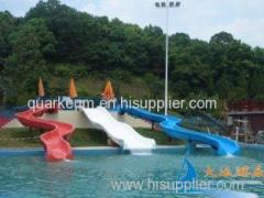 Amusement Park 2.5m Low-level Fiberglass Family Resorts Water Slides for Childrens