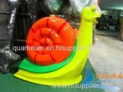 Amusement Park Equipments Childrens Recreation Snail Water Sprayground