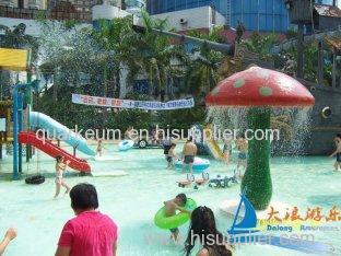 Outside Family Recreation Raining Mushroom Water Spraygrounds Equipment