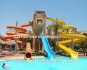 Aqua park equipment fiber glass water slide adults slide super bowl slide