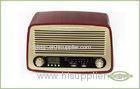 Multifunctional Wooden Retro Radio With Alarm Clock