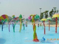 Custom Childrens, Kids Fun Outside Fiber Glass Water Park Equipments, Play Equipment