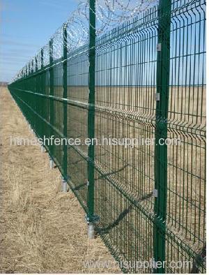 Plastic Dipped Green Welded Wire Mesh Panel