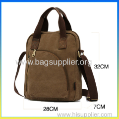 Stylish popular canvas cross body bag leisure messager bag