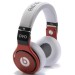 Monster Beats Angel Pro Perfect Sound Foldable Headphones White with Red Wholesale