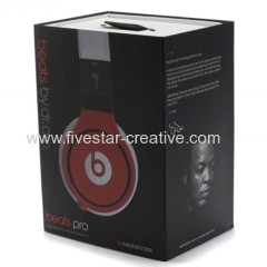Monster Beats by Dr.Dre Pro Angel OVO Angel Over the ear Headphones White and Red