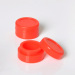 Silicone rubber wax container