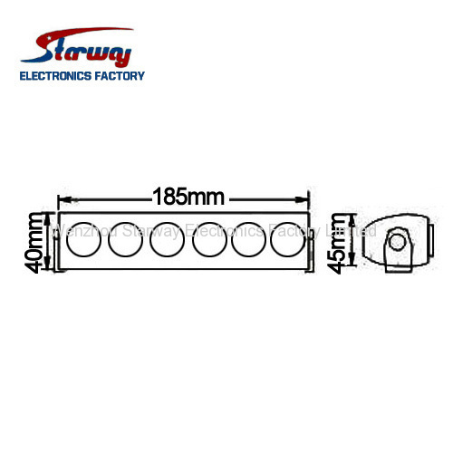 Starway Police Warning super LED lighthead