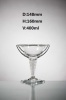 400ml innovative design double wall wine glasses