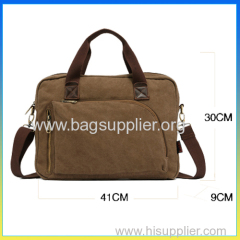 Fahion canvas shoulder bags wholesale laptop messager bag