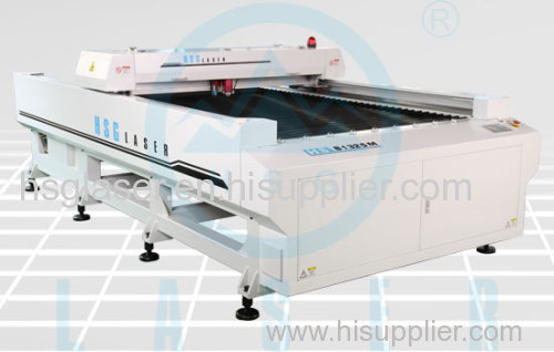 HS-F1325 the first fiber laser cutting bed with 100m/min speed in China