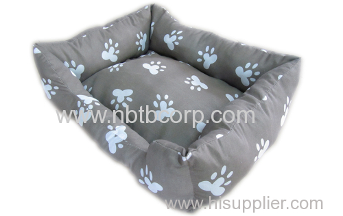 Cute Dog Paw Patterns Dog Pet Beds,T/C fabric Pet Bed
