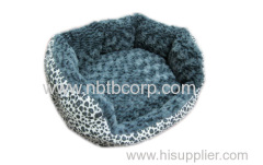 luxury dog bed/soft circle fleece pet bed