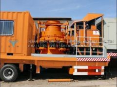 High Efficient Mobile Crusher Plant With ISO9001-2008