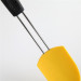 silicone spatula with stainless steel handle