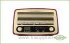 Dual Alarm Wooden Retro Radio