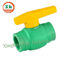 China PPR brass Ball Valve pipes plastic fittings