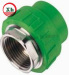 plastic PPR Female Coupling 20*1/2''