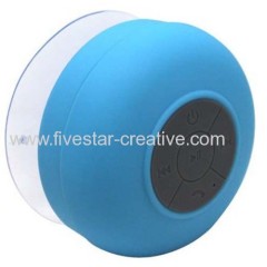 Mini HiFi Water-Resistant Stereo Bluetooth Shower Portable Speaker with Suction Cup and MIC