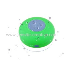 IPX4 Grade Mini Ultra Portable Waterproof Bluetooth Wireless Stereo Speakers with Suction cup Green