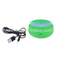 IPX4 Grade Mini Ultra Portable Waterproof Bluetooth Wireless Stereo Speakers with Suction cup Green