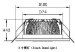5-24W Dimmable Ceiling Recessed LED Downlight