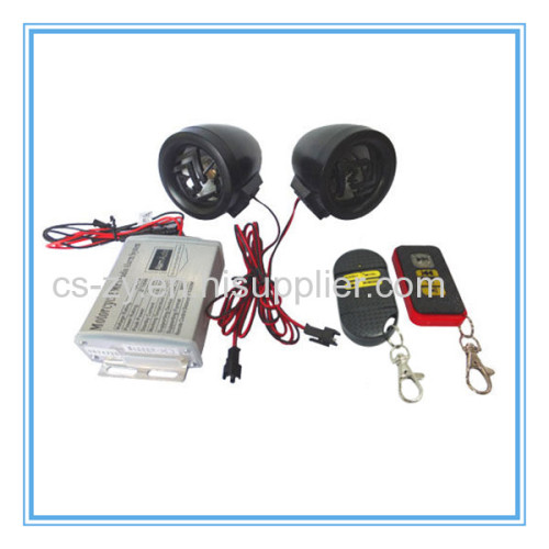 2014 hot sell motorcycle mp3 audio anti-theft alarm system