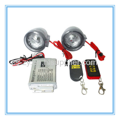 LED fash motorcycle mp3 anti-theft alarm system