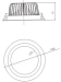 Dimmable Recessed COB Led Downlight