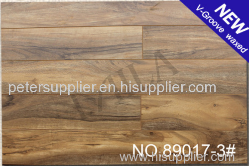 Tiger wood laminate flooring v groove