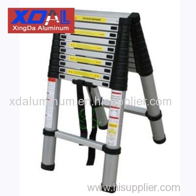 XD-A-260 Telescoping attic Aluminum A frame ladder folding