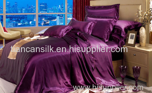 pure silk bedding sets with high quality