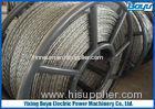 Anti twist 18 Strands Breakage load 372kN Braided Steel Wire Rope for Overhead Transmission Line 22m