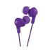 JVC HAFX5V Gummy Earbuds Plus Noise Isolation EarBuds Headphones Grape Violet