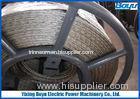 Galvanized Steel Anti Twist Braid Rope / Anti Twist Wire Rope for Transmission Line Stringing