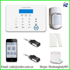2014 Intelligent home security GSM Alarm System GSM-X6 with external antenna