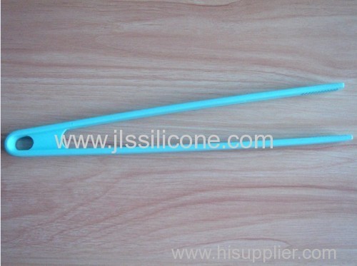 Colorful Silicone nylon kitchen tongs in utensil